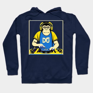 DJ Monkey Thinker Hoodie